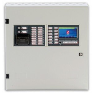 C-Tec ZFP Standard 2 Loop Touchscreen Panel with 20 Zonal LEDs, Printer & Key Switches