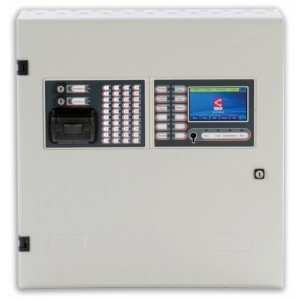 C-Tec ZFP Standard 2 Loop Touchscreen Panel with 40 Zonal LEDs, Printer & Key Switches