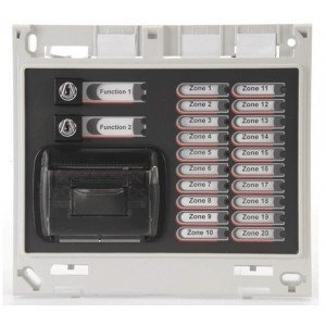 C-Tec ZFP 20 Zone Indicator Module with Name Slots, Printer & 2 Switches Z46