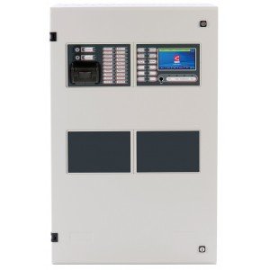 C-Tec ZFP Medium 8 Loop Touchscreen Panel with 20 Zonal LEDs, Printer & Key Switches